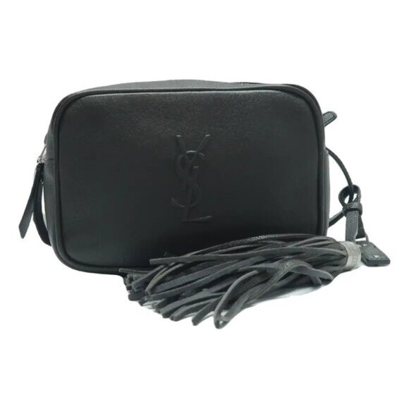 SAINT LAURENT Grey Leather Crossbody bag 610-061925 - Picture 1 of 12